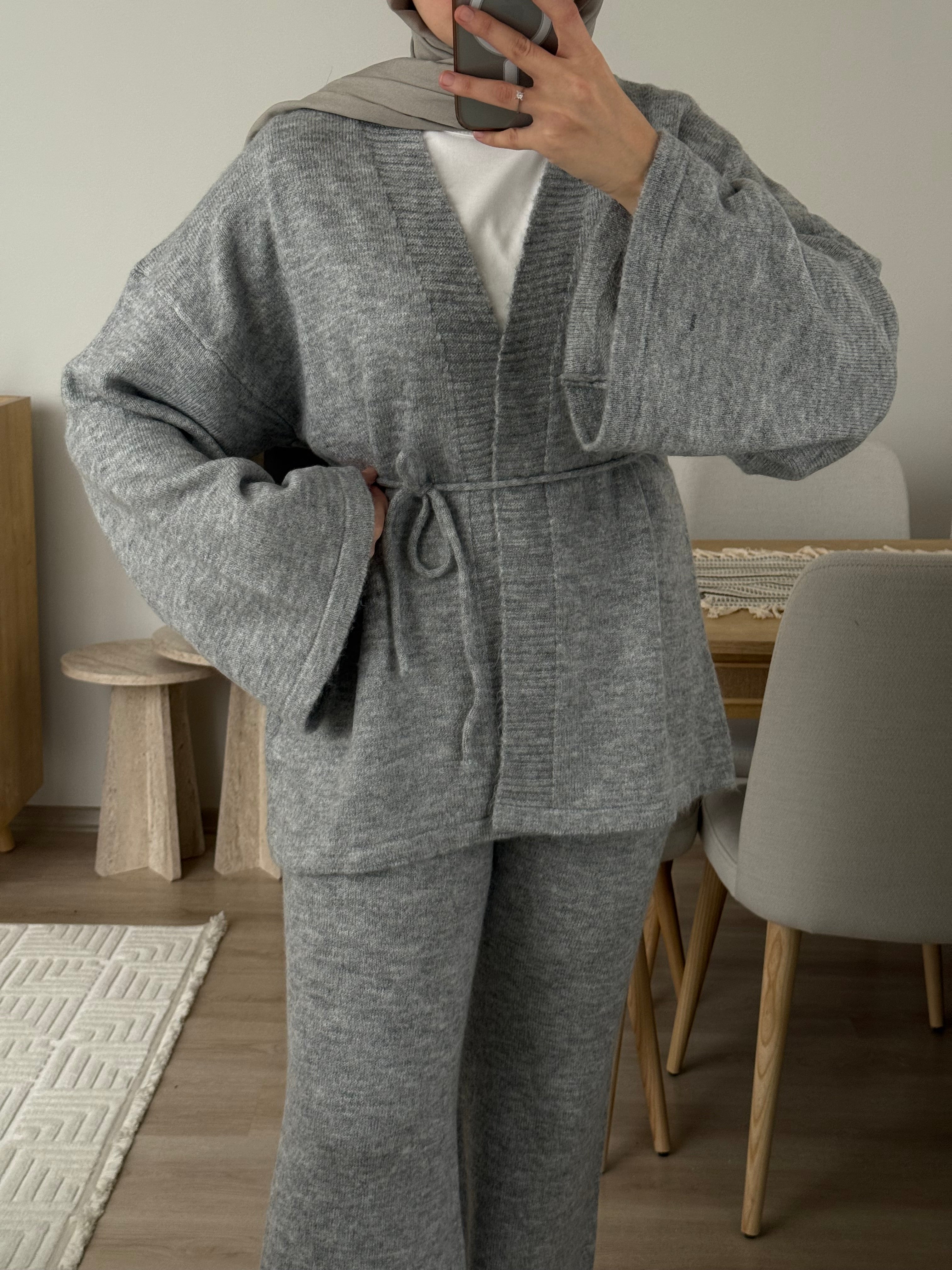 Bağlamalı Triko Takım