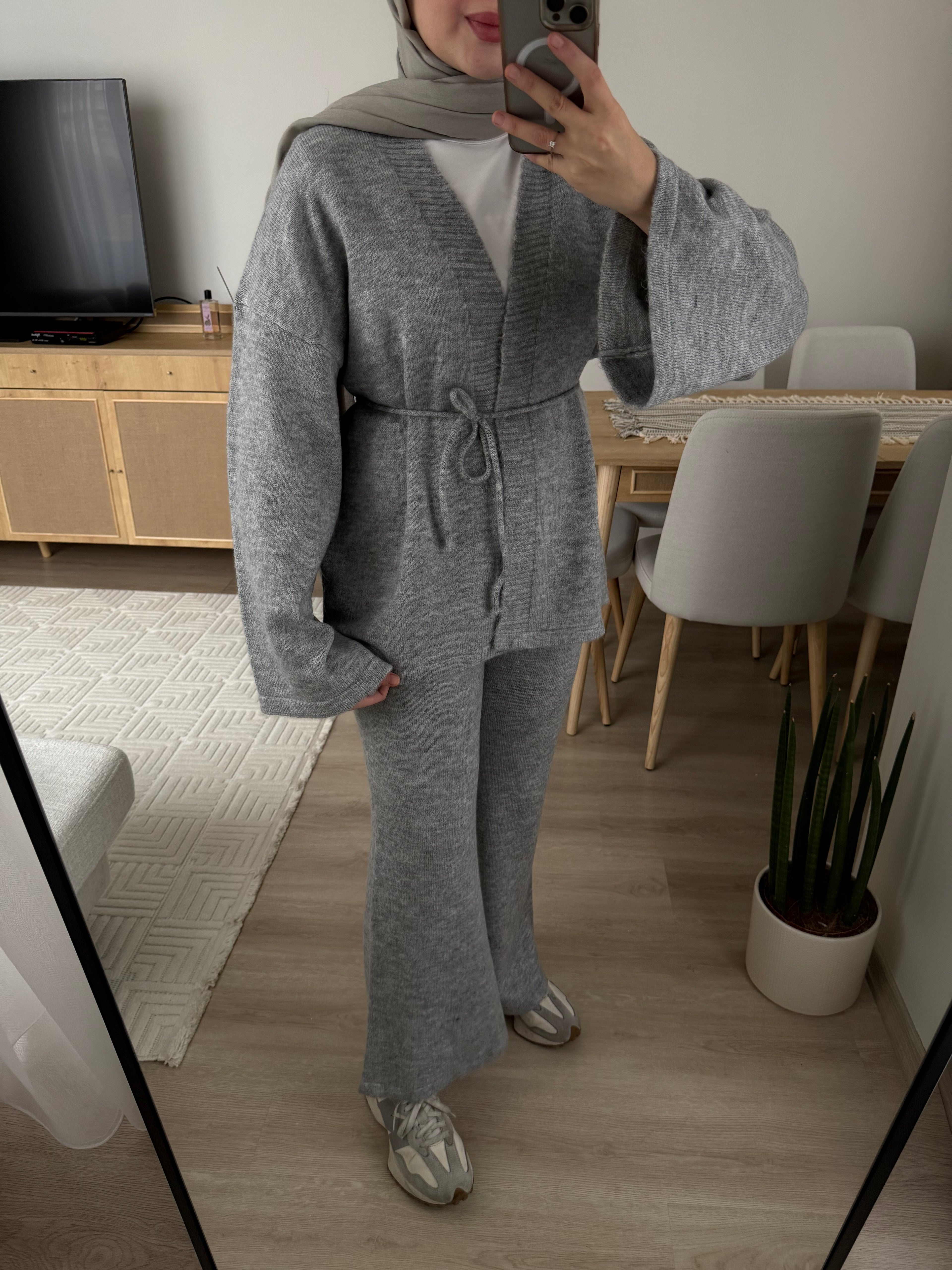 Bağlamalı Triko Takım