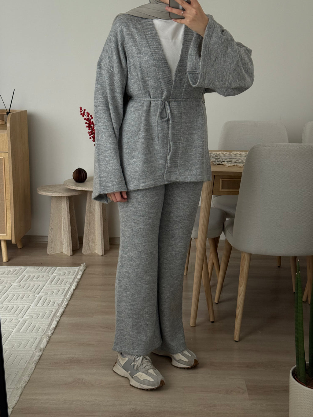 Bağlamalı Triko Takım