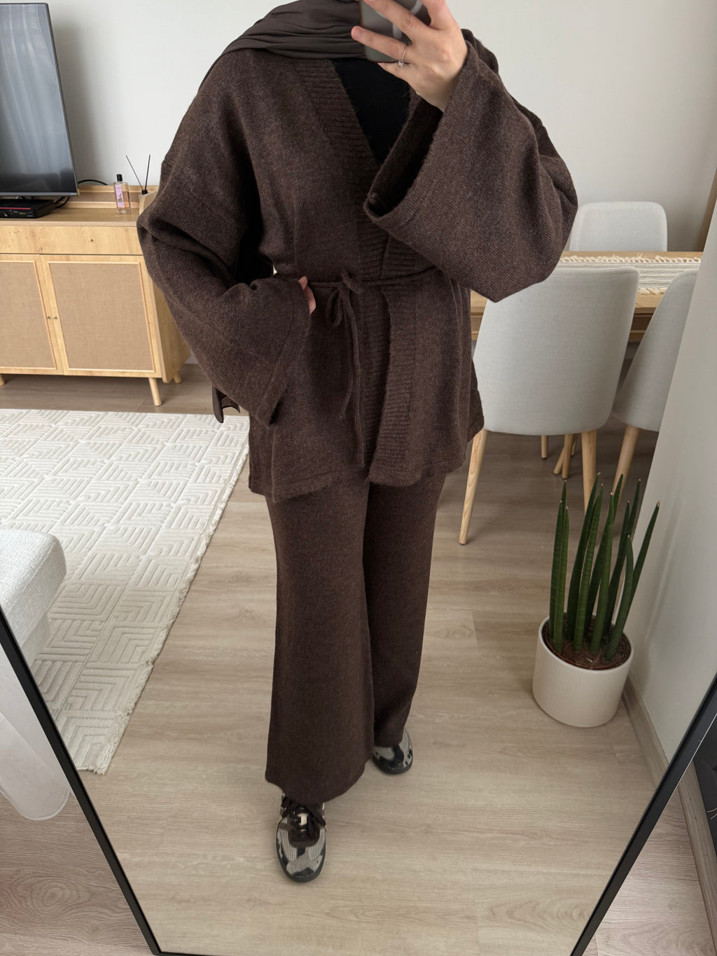 Bağlamalı Triko Takım