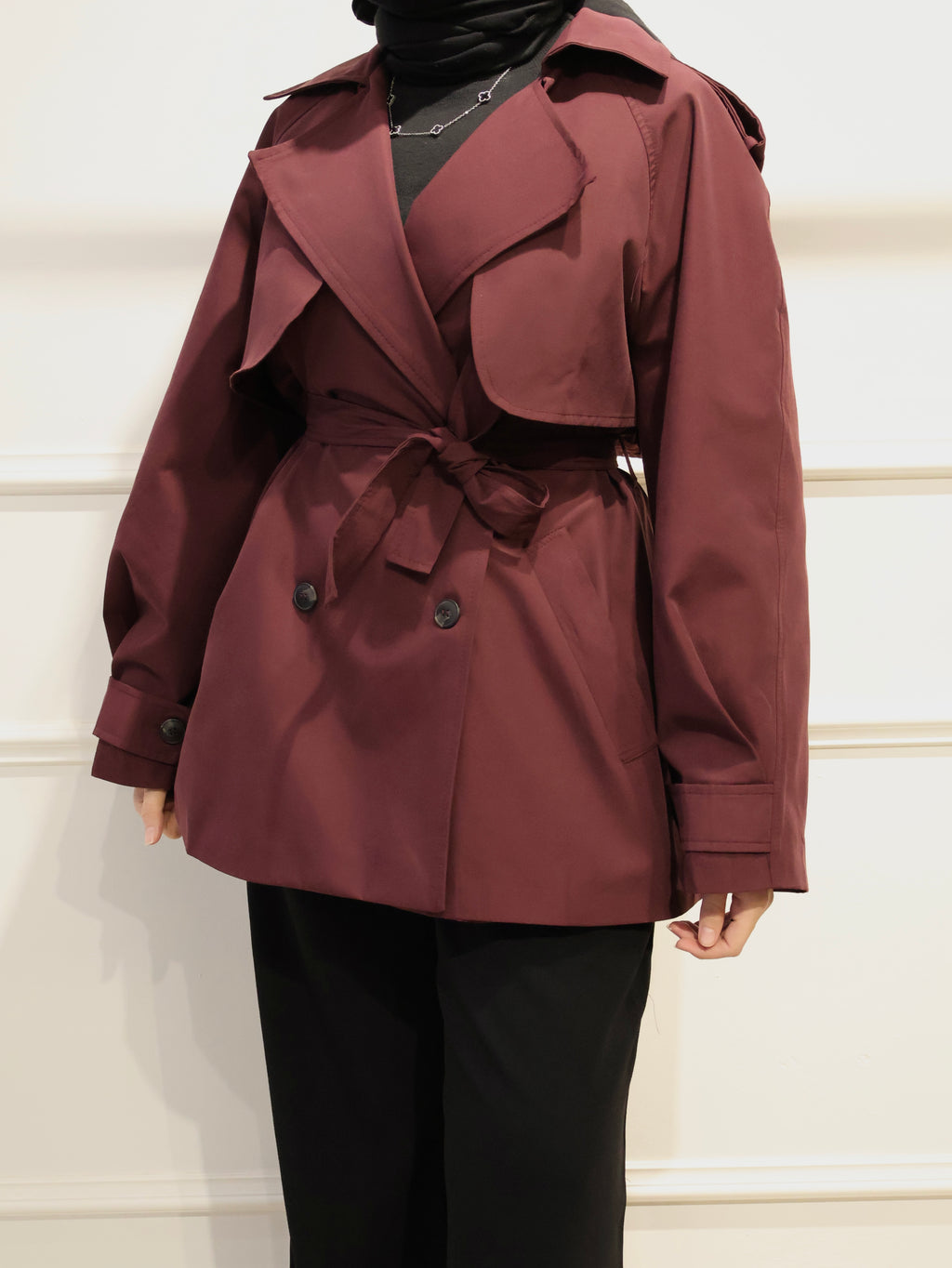 Premium Kısa Trençkot