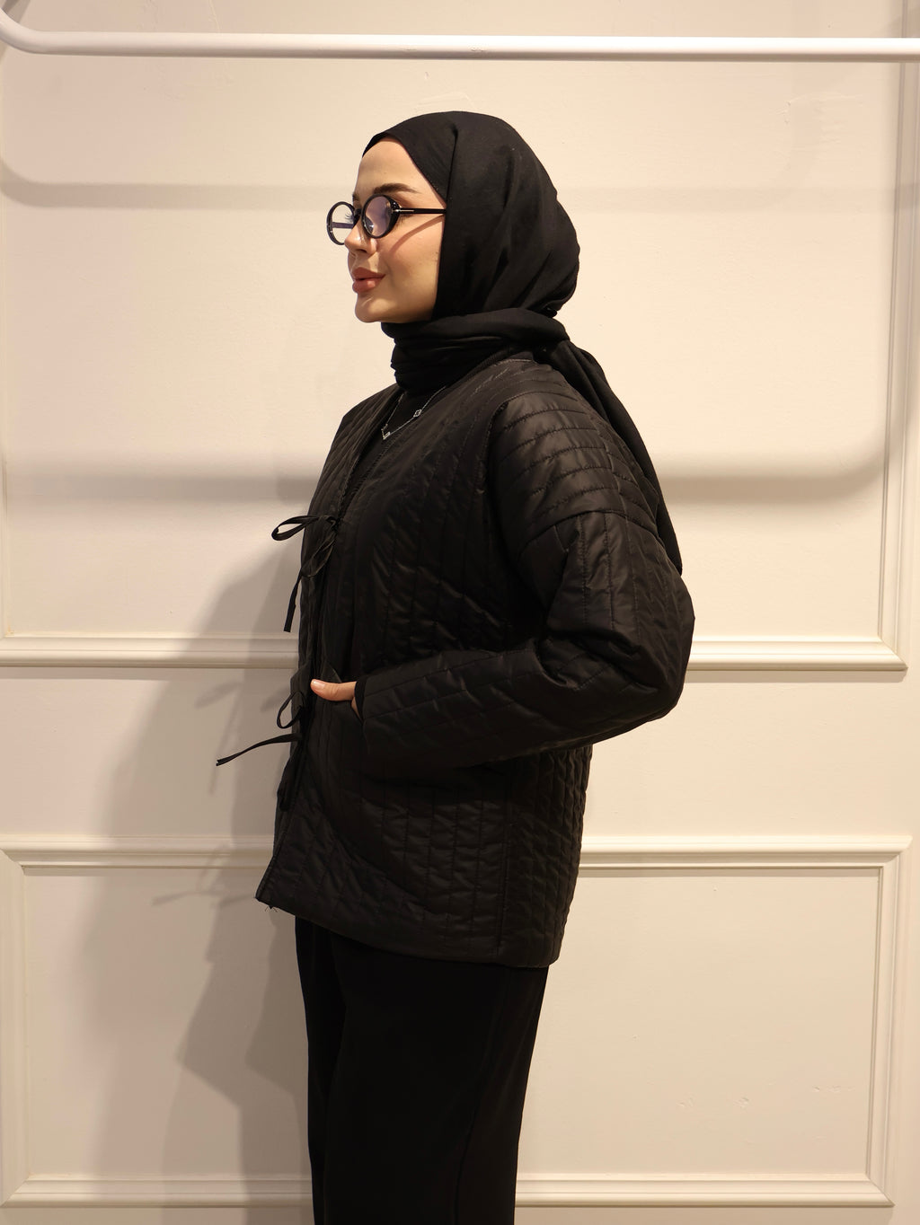 Kapitone Bağlamalı Mont