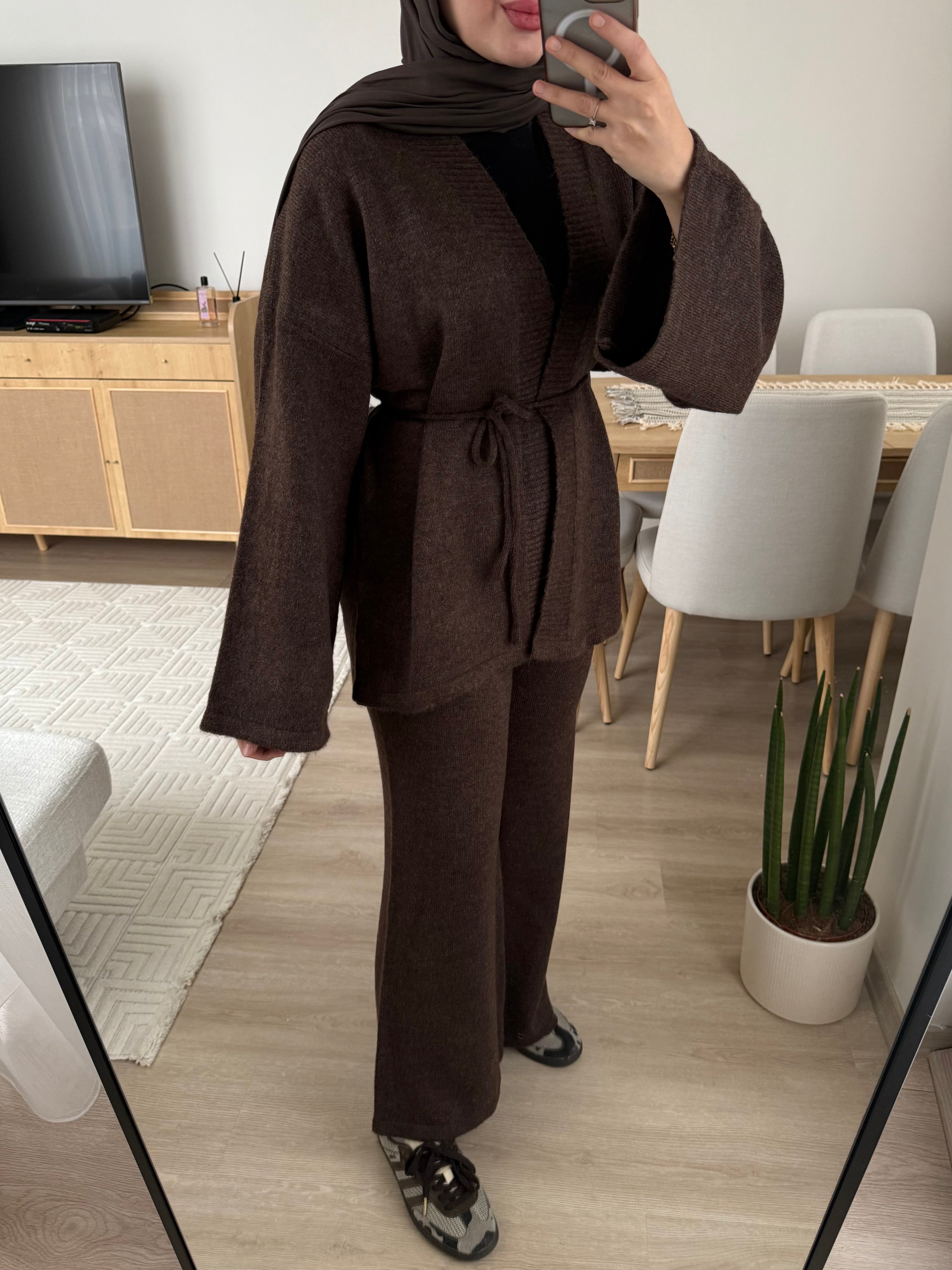 Bağlamalı Triko Takım