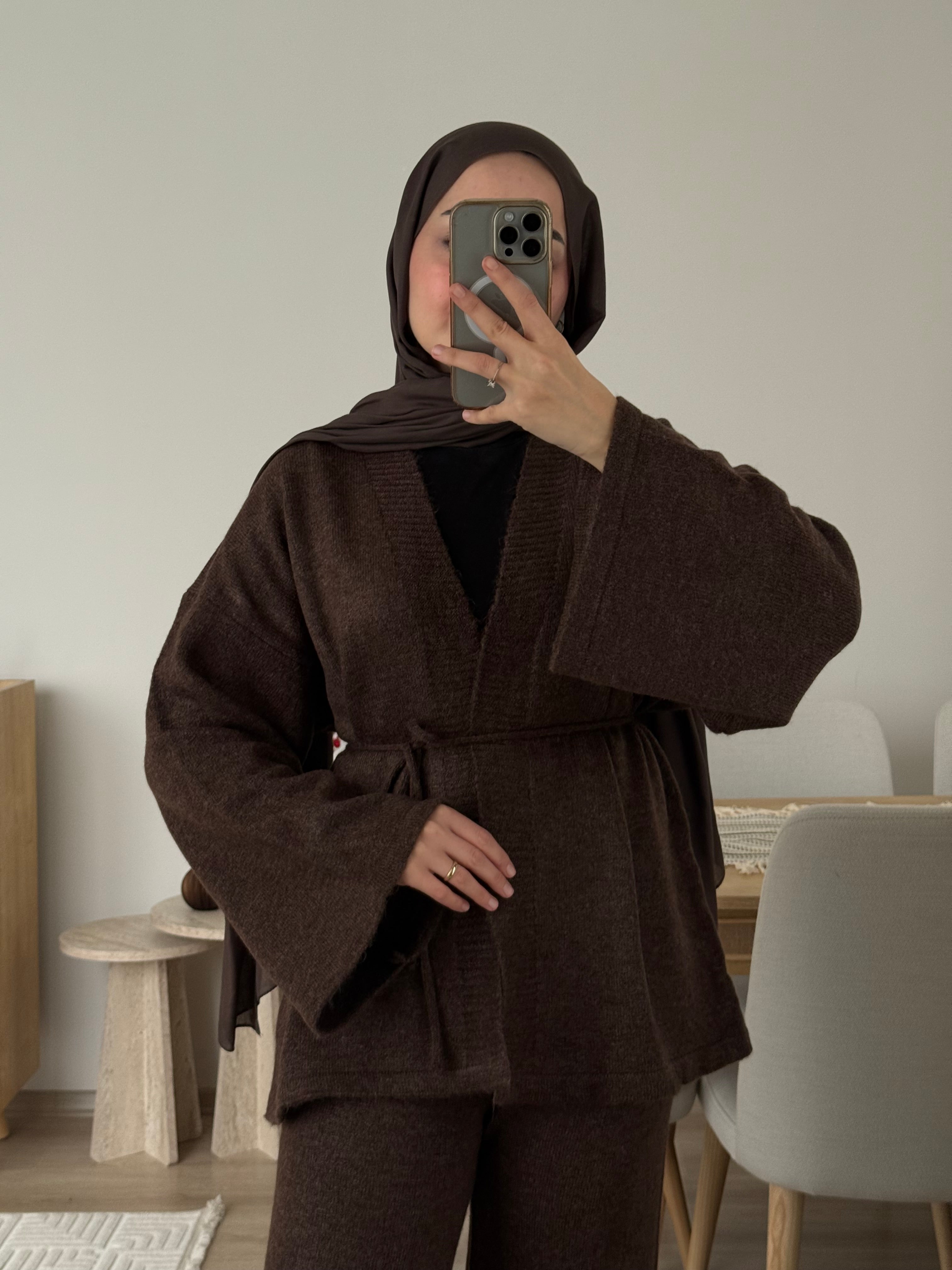 Bağlamalı Triko Takım