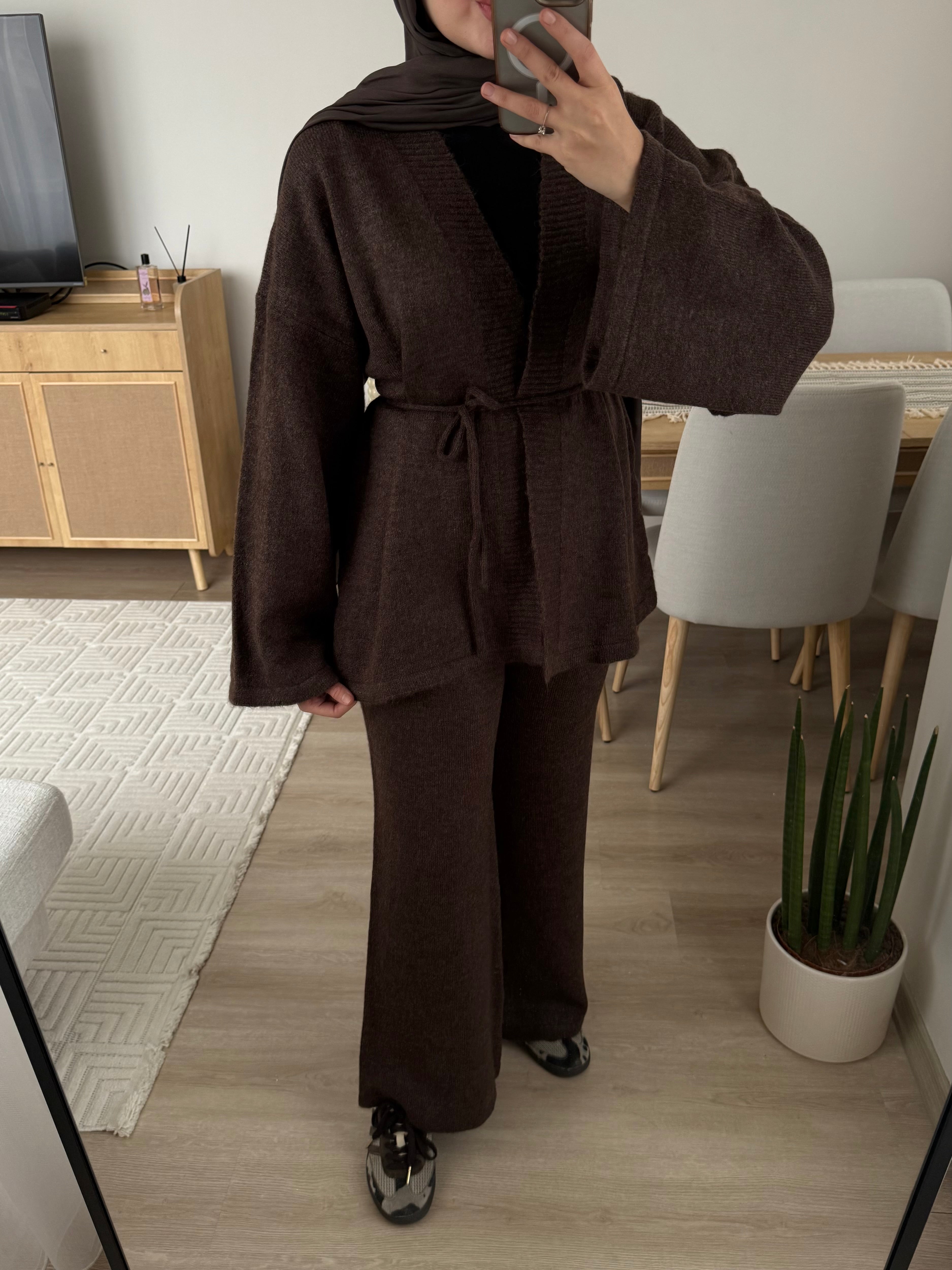 Bağlamalı Triko Takım