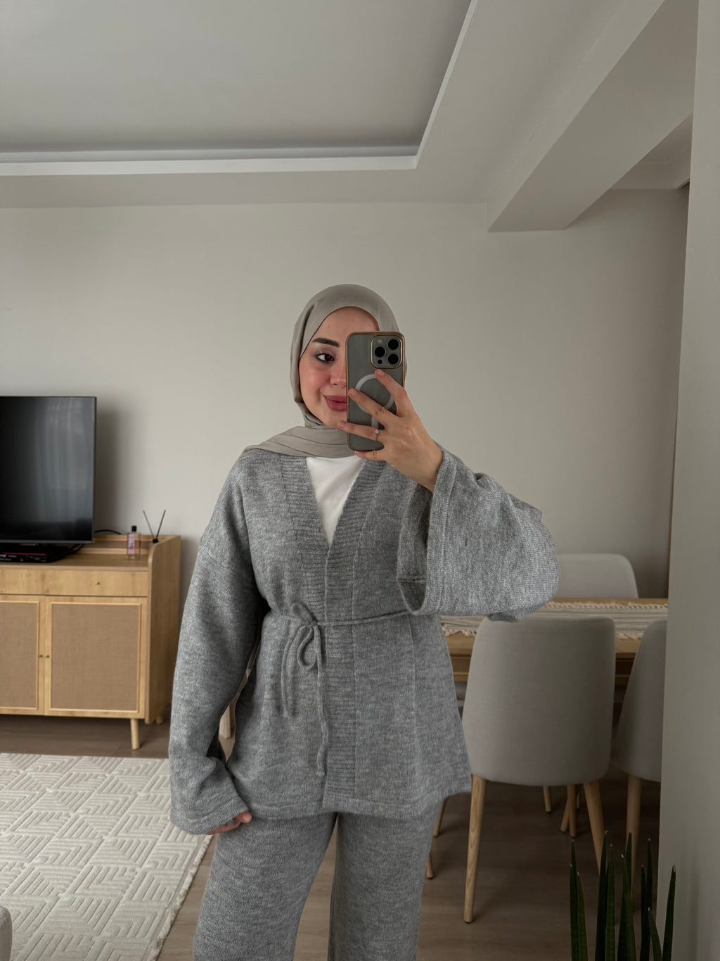 Bağlamalı Triko Takım