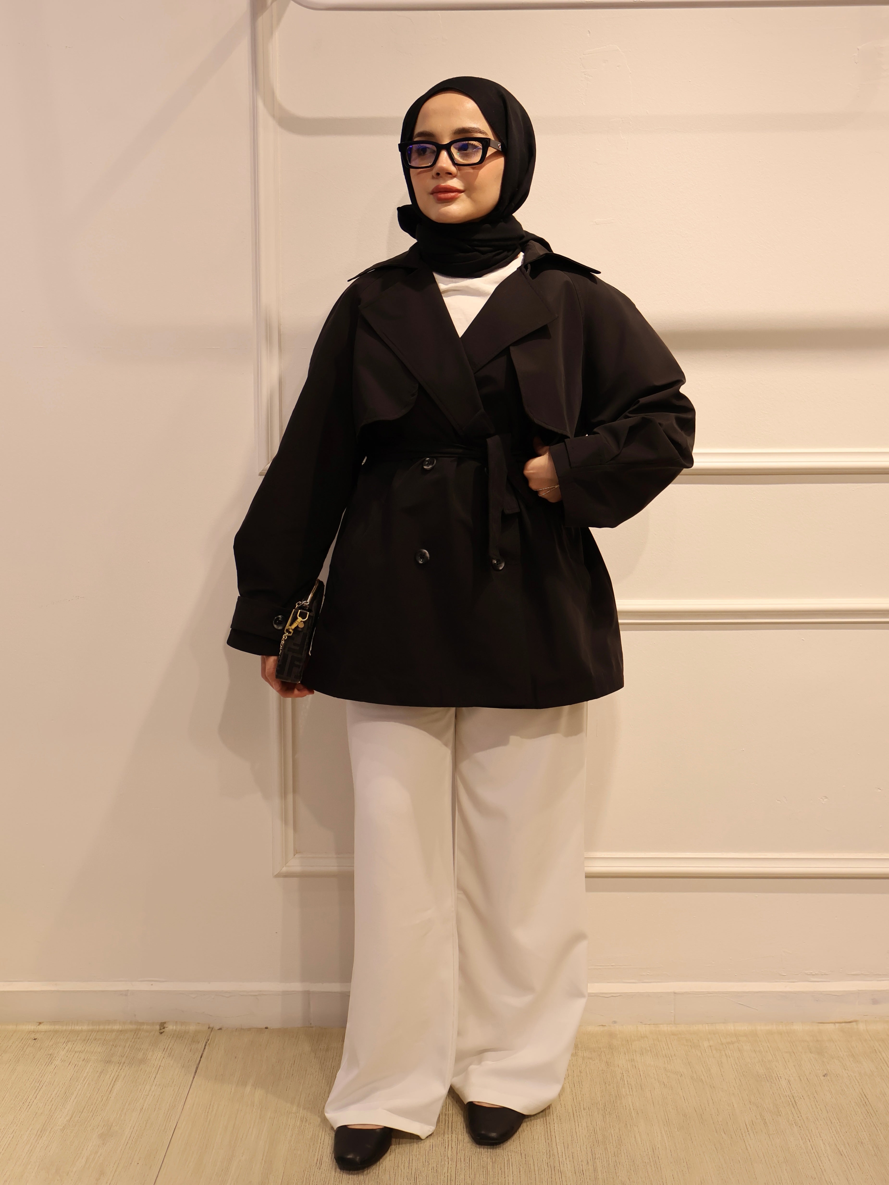 Premium Kısa Trençkot